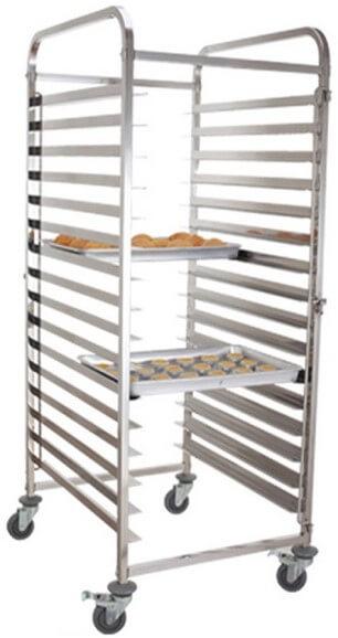 DOUBLE BAKING TRAY TROLLEY 15 TIER